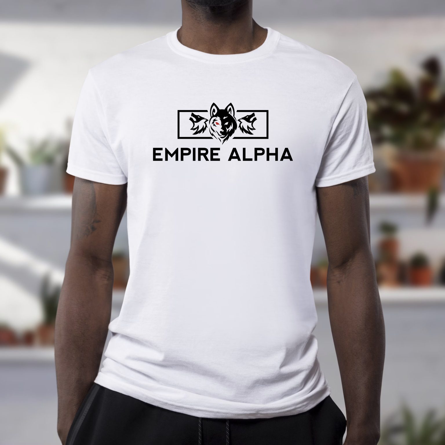 EMPIRE ALPHA WHITE T-SHIRT