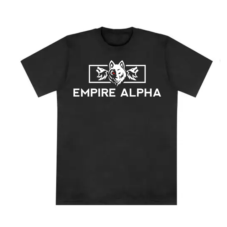 EMPIRE ALPHA BLACK T-SHIRT