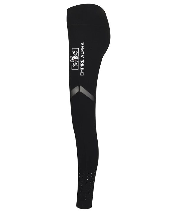Empire Alpha Black Strip Leggings - Image 2