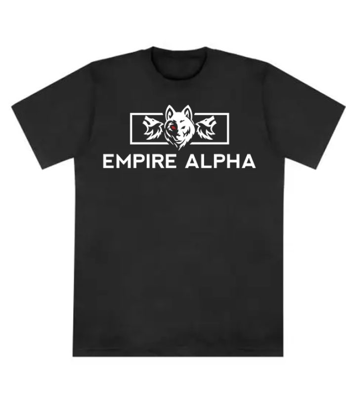 EMPIRE ALPHA BLACK T-SHIRT